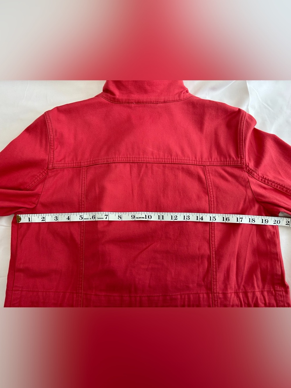 *NEW* Talbots Lightweight Utility Chore Jacket Pink Petite Medium - Picture 5 of 8